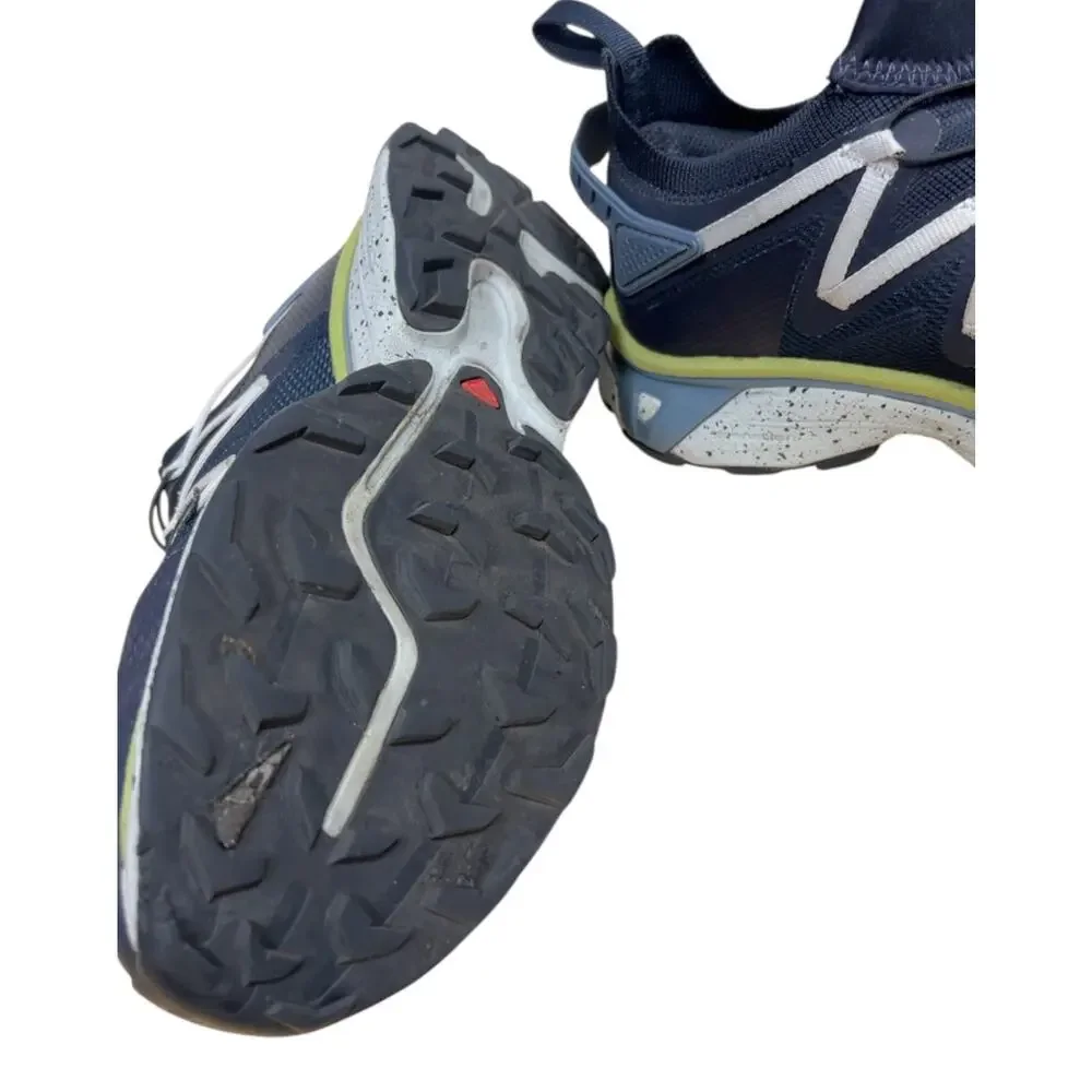 Salomon ACS Trail Running Shoes Men’s 11 Women’s 12 Navy Blue Gorpcore Outdoor